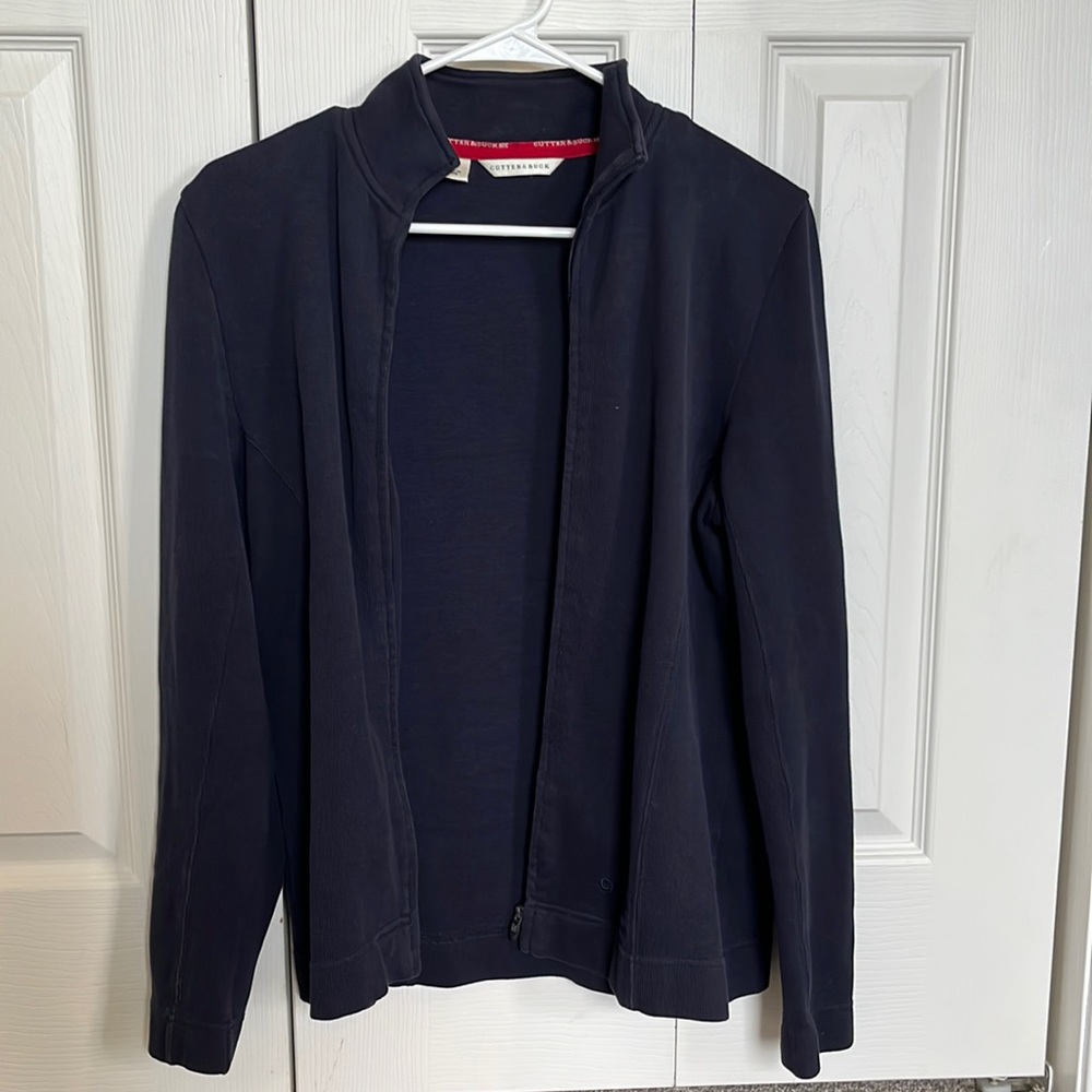 Cutter and buck Navy blue zip up jacket